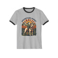 Adventure Buddy T-Shirt — pitbull Hiking Dog Graphic Ringer Tee