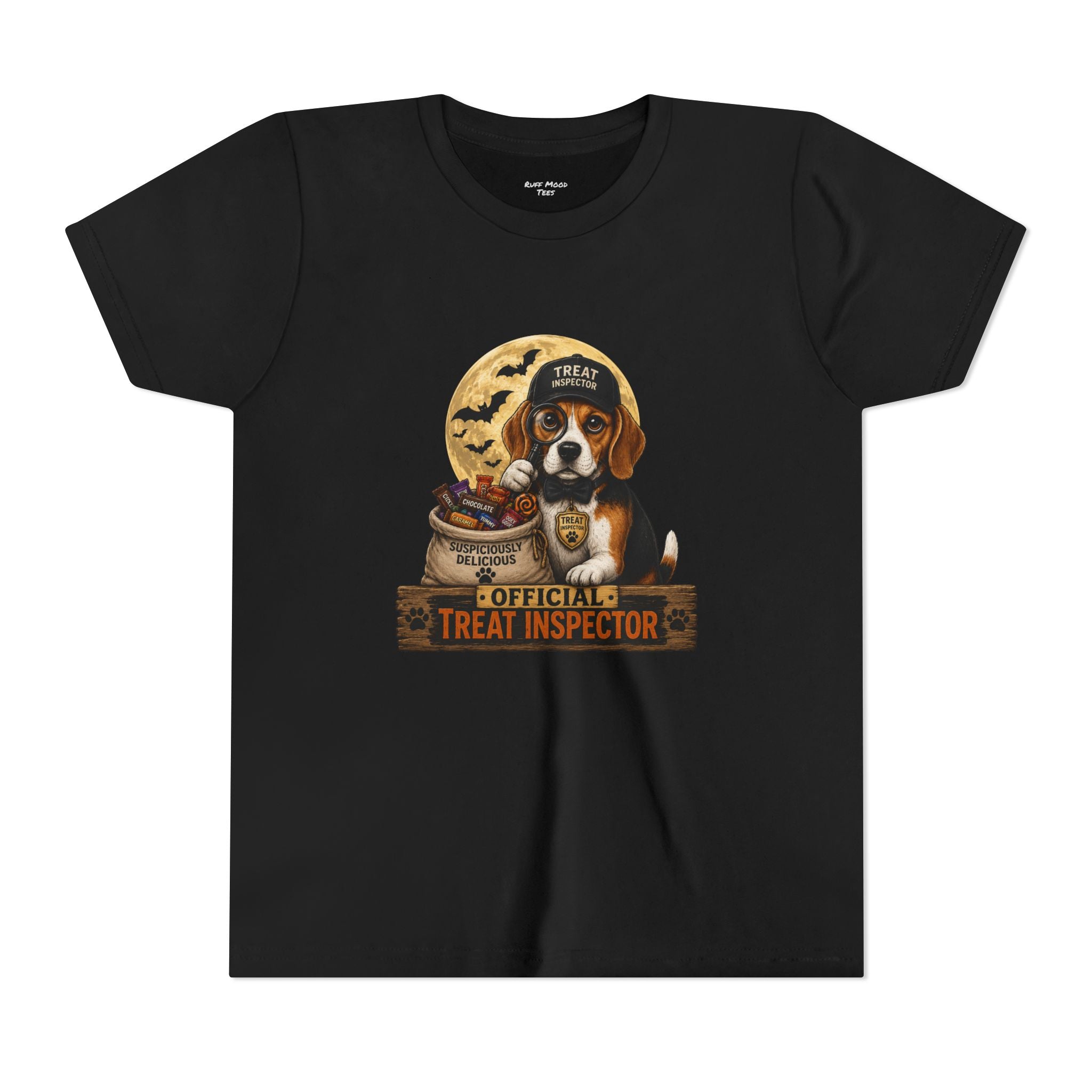 Youth "Official Treat Inspector" Halloween Dog Tee