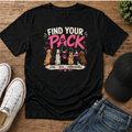 Find Your Pack Dog T-Shirt — Cute Rescue Dogs "Find Your Pack" Graphic Tee
