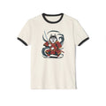 Samurai Husky Ringer T-Shirt Japanese Dog Tee
